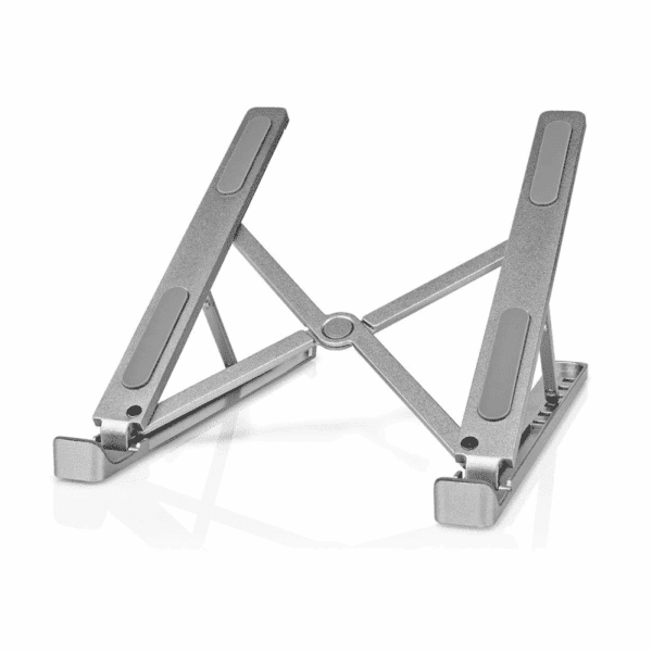 Support Ordinateur Portable Nedis – Réglable, Ergonomique et Pliable en Aluminium