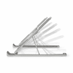 Support Ordinateur Portable Nedis – Réglable, Ergonomique et Pliable en Aluminium – Image 4