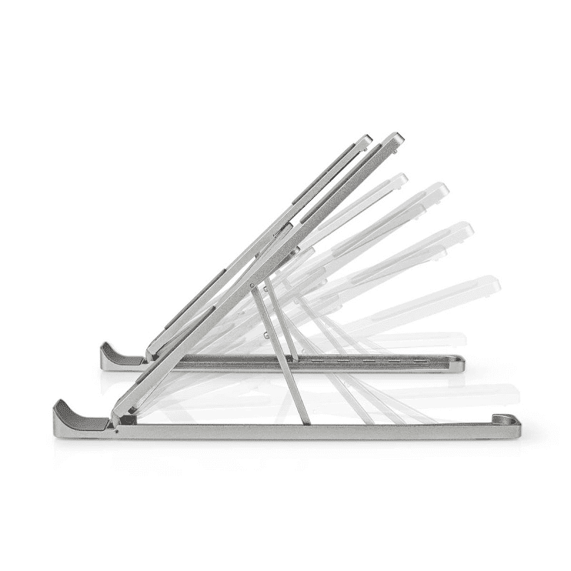 img_3121 Support Ordinateur Portable Nedis – Réglable, Ergonomique et Pliable en Aluminium – Image 4