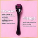 Dermaroller Visage, Corps & Cuir Chevelu – Stimulateur de Collagène pour une Peau et des Cheveux Sublimés – Image 4