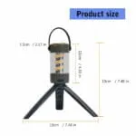 Enceinte Bluetooth avec Lumière Camping – Lampe LED & Haut-Parleur Sans Fil Multifonction – Image 5