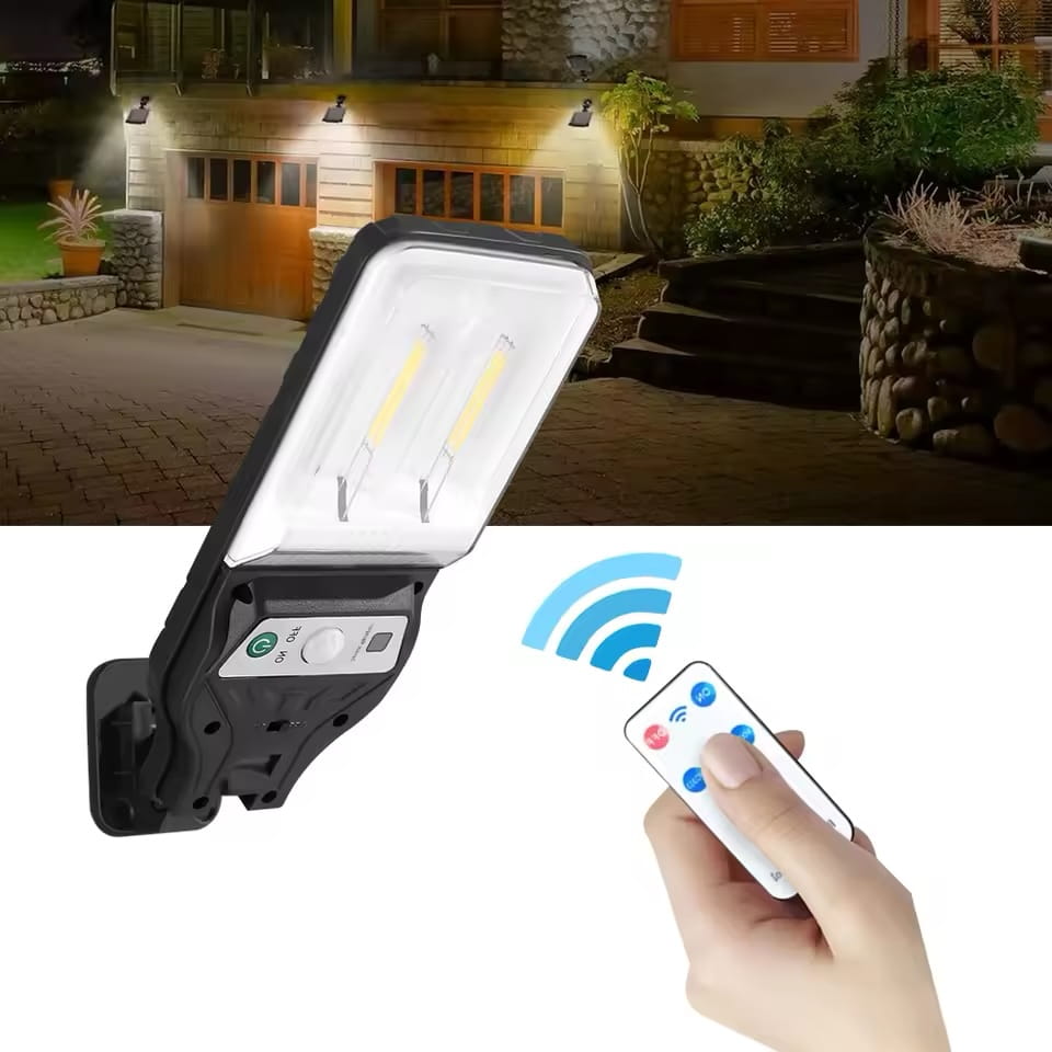 img_3194-2 Pack 2 Lampes LED – Lampe Rechargeable UXI BL-588 + Lampadaire Solaire 526-2 avec Détecteur de Mouvement – Image 3