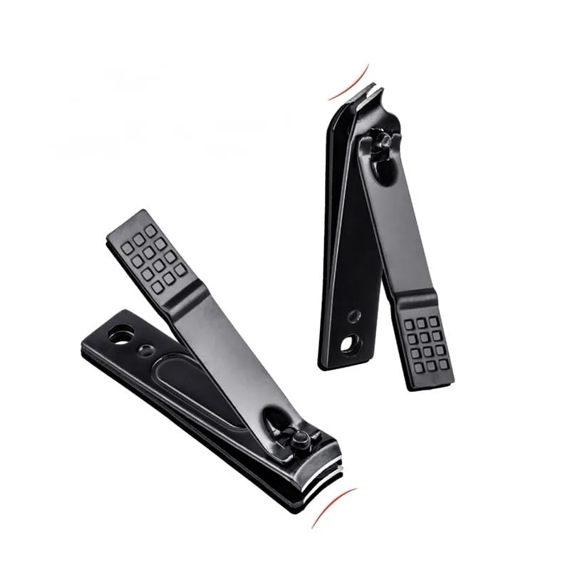 Kit Manucure & Pédicure 7 en 1 – Acier Inoxydable Noir avec Étui Élégant – Image 3