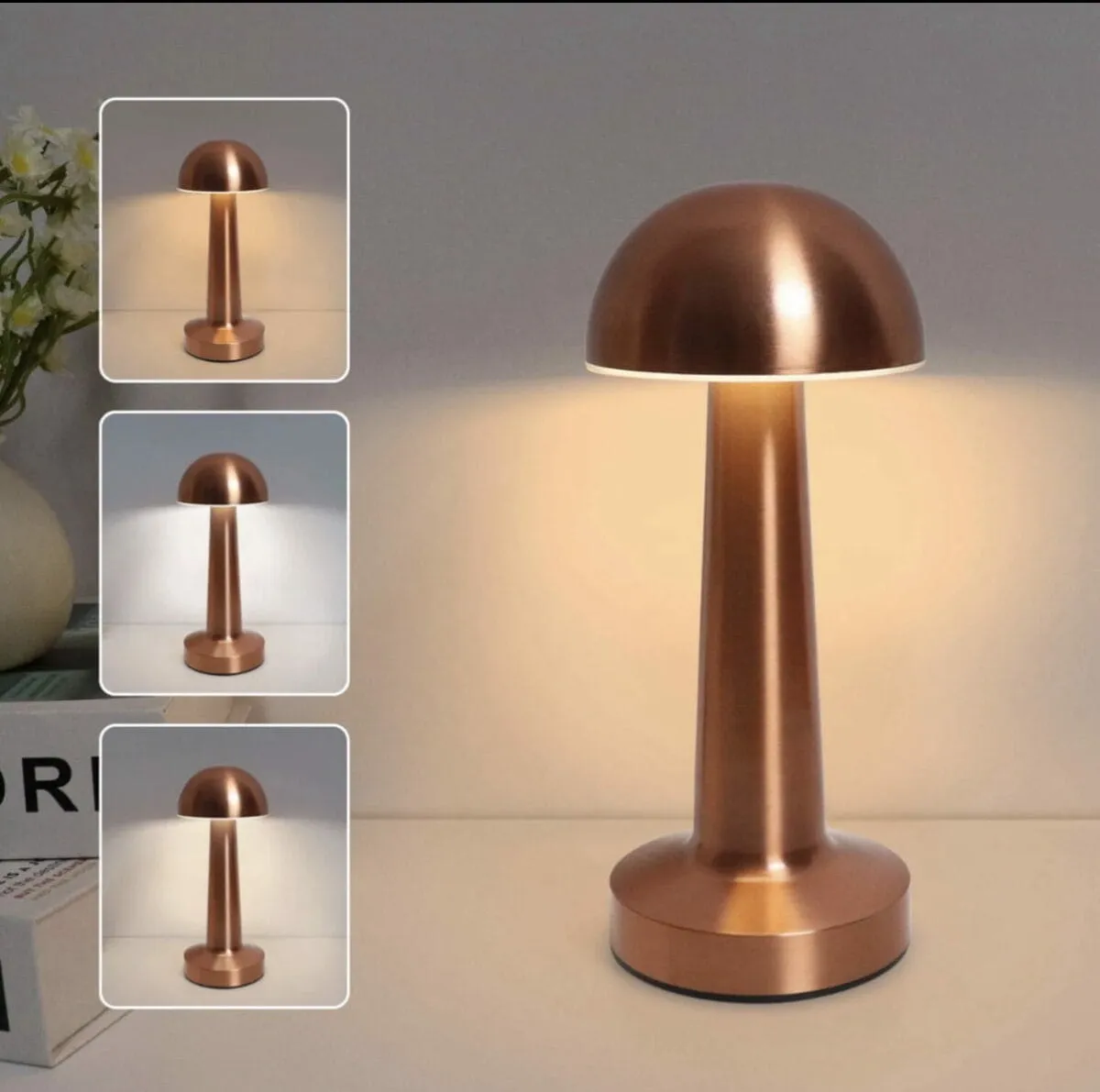 Lampe Sans Fil Tactile DOM – Éclairage LED Rechargeable et Design Moderne – Image 3