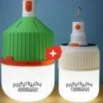 Pack 2 Lampes Rechargeables – Lampe LED UXI BL-588 + Lampe Camping Solaire & USB Étanche