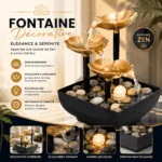 Fontaine Décorative de Table – Cascade d’Eau Relaxante