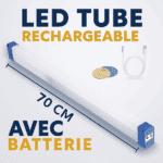 Tube LED 70 CM Rechargeable – Avec Batterie