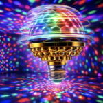 Ampoule Lumineuse Rotative Disco Colorée – Magique à Billes avec Prises