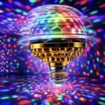 Ampoule Lumineuse Rotative Disco Colorée – Magique à Billes avec Prises