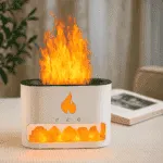 Humidificateur & Purificateur d’Air à Effet Flamme LED – Design Moderne & Relaxant