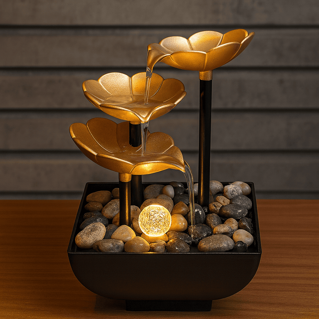 59714897-703c-469a-b0ee-c2da5f38a661 Fontaine Décorative de Table – Cascade d’Eau Relaxante – Image 1