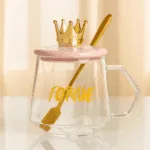 Mug en Verre Design Royal – Pour Café et Thé