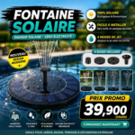 Fontaine à eau solaire flottante