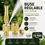 Pistolet Pulvérisateur d’Eau – Buse en Laiton Haute Pression