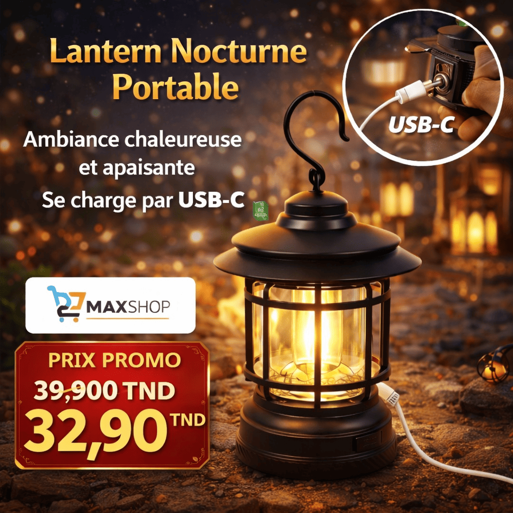 8dd347a1-47d2-49c8-89e0-bb6af4043c60 Lanterne de Camping LED avec Crochet – Lumière Chaude – Image 1