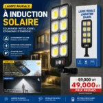 Lampe Solaire Extérieure 200 LED COB – Étanche IP65 avec Détecteur de Mouvement