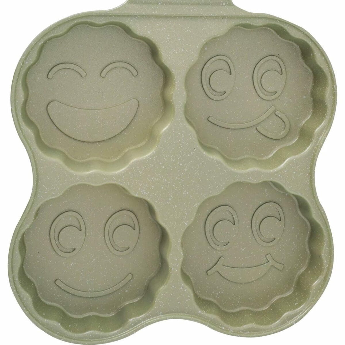 Poêle Multi-Moules 4 Smiley – Antiadhrente & Parfaite pour Petit Déjeuner – Image 4