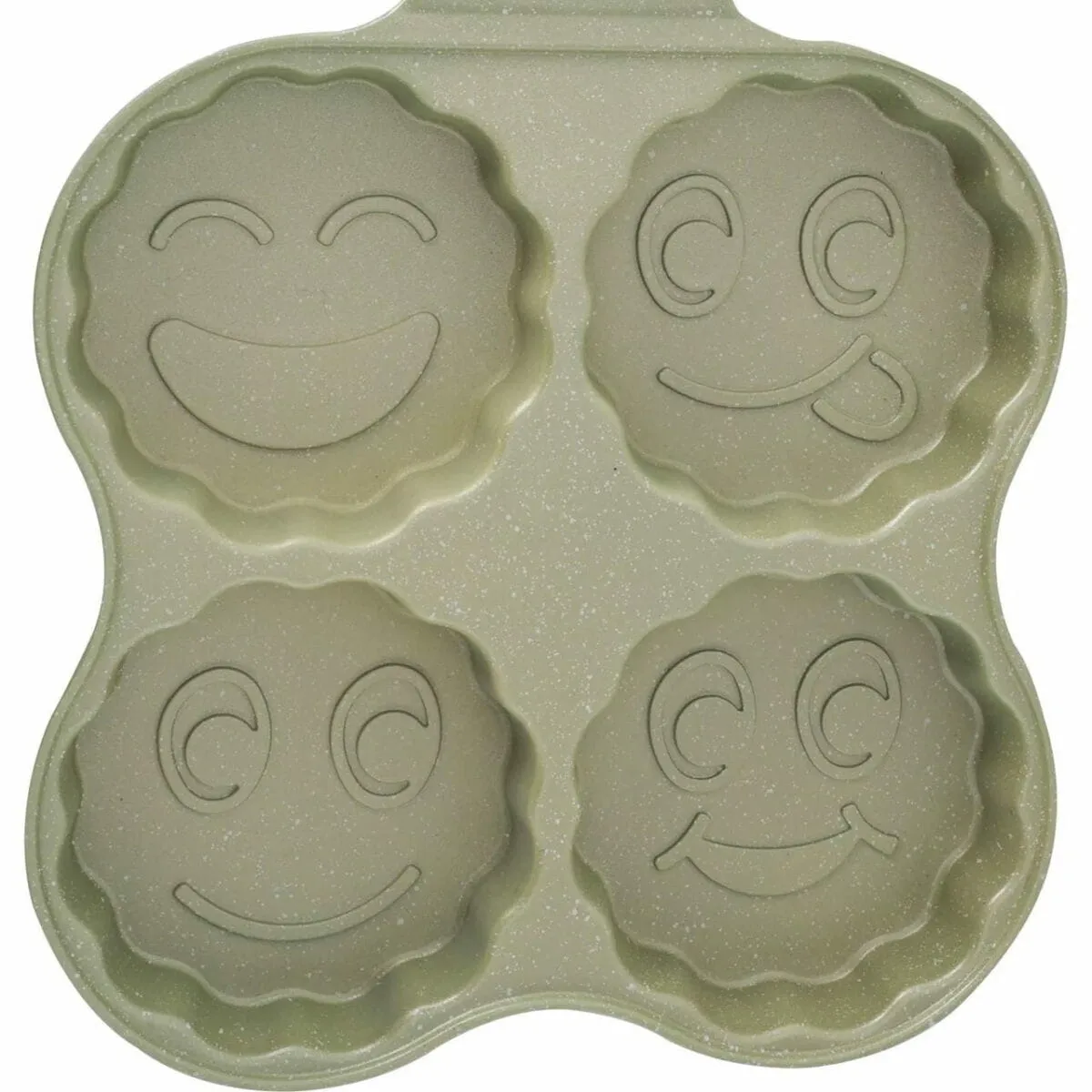 Poêle Multi-Moules 4 Smiley – Antiadhrente & Parfaite pour Petit Déjeuner – Image 5