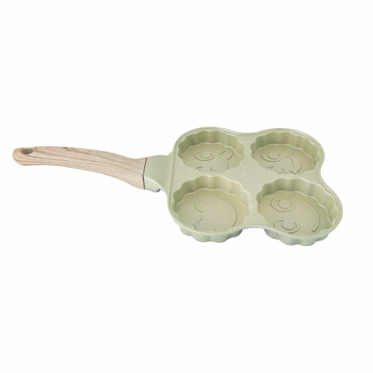 Poêle Multi-Moules 4 Smiley – Antiadhrente & Parfaite pour Petit Déjeuner – Image 2