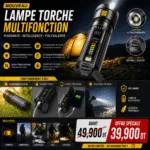 Lanterna Ultra LED Multifonctionnelle X36 – Zoom Longue Portée – Image 2