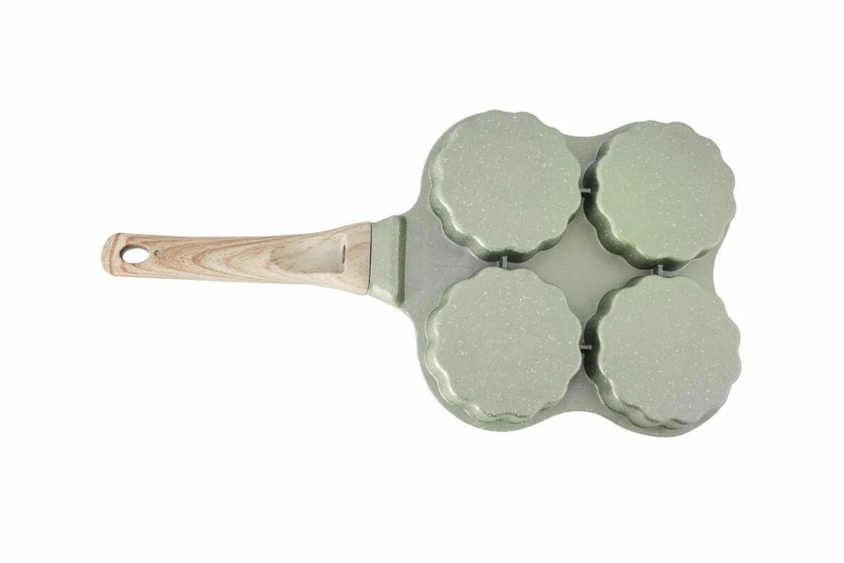 Poêle Multi-Moules 4 Smiley – Antiadhrente & Parfaite pour Petit Déjeuner – Image 6