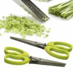 Ciseaux à Herbes de 5 Lames en Acier Inoxydable