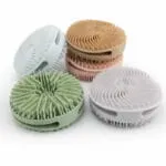 Éponge de Douche 2 en 1 en Silicone – Double Face Exfoliante et Douce – Image 5