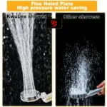 Pommeau de Douche Haute Pression avec Hélice – Jet Puissant & Économie d’Eau – Image 4