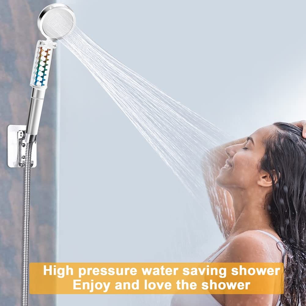 img_4715 Pommeau de Douche Haute Pression avec Hélice – Jet Puissant & Économie d’Eau – Image 1