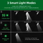 Lampe Solaire Extérieure 200 LED COB – Étanche IP65 avec Détecteur de Mouvement – Image 3