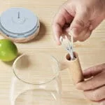 Tasse Auto-Remuante Élégante en Verre – 400 ml – Image 4