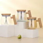 Tasse Auto-Remuante Élégante en Verre – 400 ml – Image 2