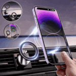 Support Magnétique Téléphone Voiture – MagSafe Ring 360°