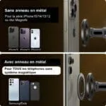 Support Magnétique Téléphone Voiture – MagSafe Ring 360° – Image 3