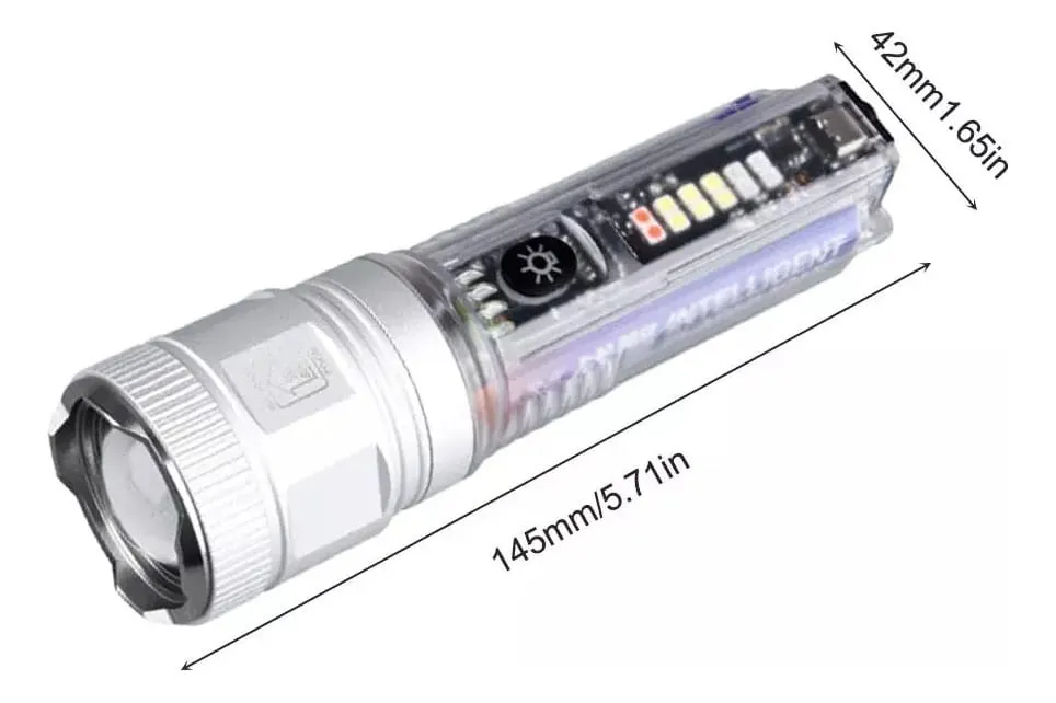 Lanterna Ultra LED Multifonctionnelle X36 – Zoom Longue Portée – Image 4