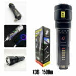 Lanterna Ultra LED Multifonctionnelle X36 – Zoom Longue Portée