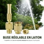 Pistolet Pulvérisateur d’Eau – Buse en Laiton Haute Pression