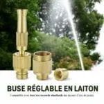 Pistolet Pulvérisateur d’Eau – Buse en Laiton Haute Pression