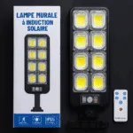 Lampe Solaire Extérieure 200 LED COB – Étanche IP65 avec Détecteur de Mouvement