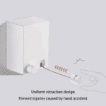 Sèche-linge Rétractable en Acier Inoxydable – Corde 4.2 m – Image 3