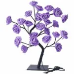Lampe Rosier 24 LED – Arbre Lumineux Décoratif