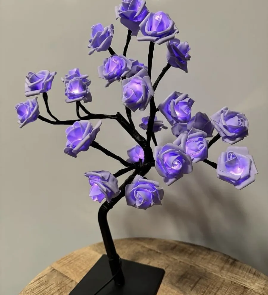 Lampe Rosier 24 LED – Arbre Lumineux Décoratif – Image 2