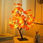 Lampe Arbre Feuilles d’Érable 24 LED – Lumière Féérique & Décoration Romantique – Image 3