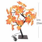 Lampe Arbre Feuilles d’Érable 24 LED – Lumière Féérique & Décoration Romantique – Image 2
