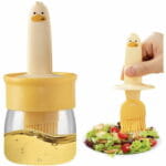 Brosse à huile en silicone — Jaune poussin