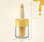 Brosse à huile en silicone — Jaune poussin – Image 3