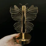 Veilleuse Papillon – 3 Couleurs Réglables, Rechargeable