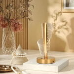 Lampe de Table LED 3D Acrylique – Socle Doré, Rechargeable et Tactile – Image 2