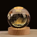 Lampe Boule Cristal – Lumière Décorative Élégante -10 cm – Image 2