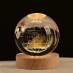Lampe Boule Cristal – Lumière Décorative Élégante -10 cm – Image 2
